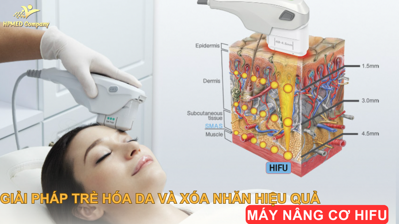 MÁY NÂNG CƠ HIFU – GIẢI PHÁP TRẺ HÓA DA VÀ XÓA NHĂN HIỆU QUẢ