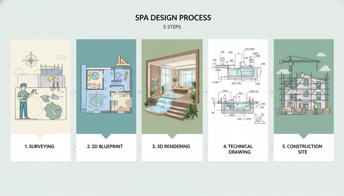 Quy trình 5 bước thiết kế spa trọn gói chuẩn SEO và thẩm mỹ