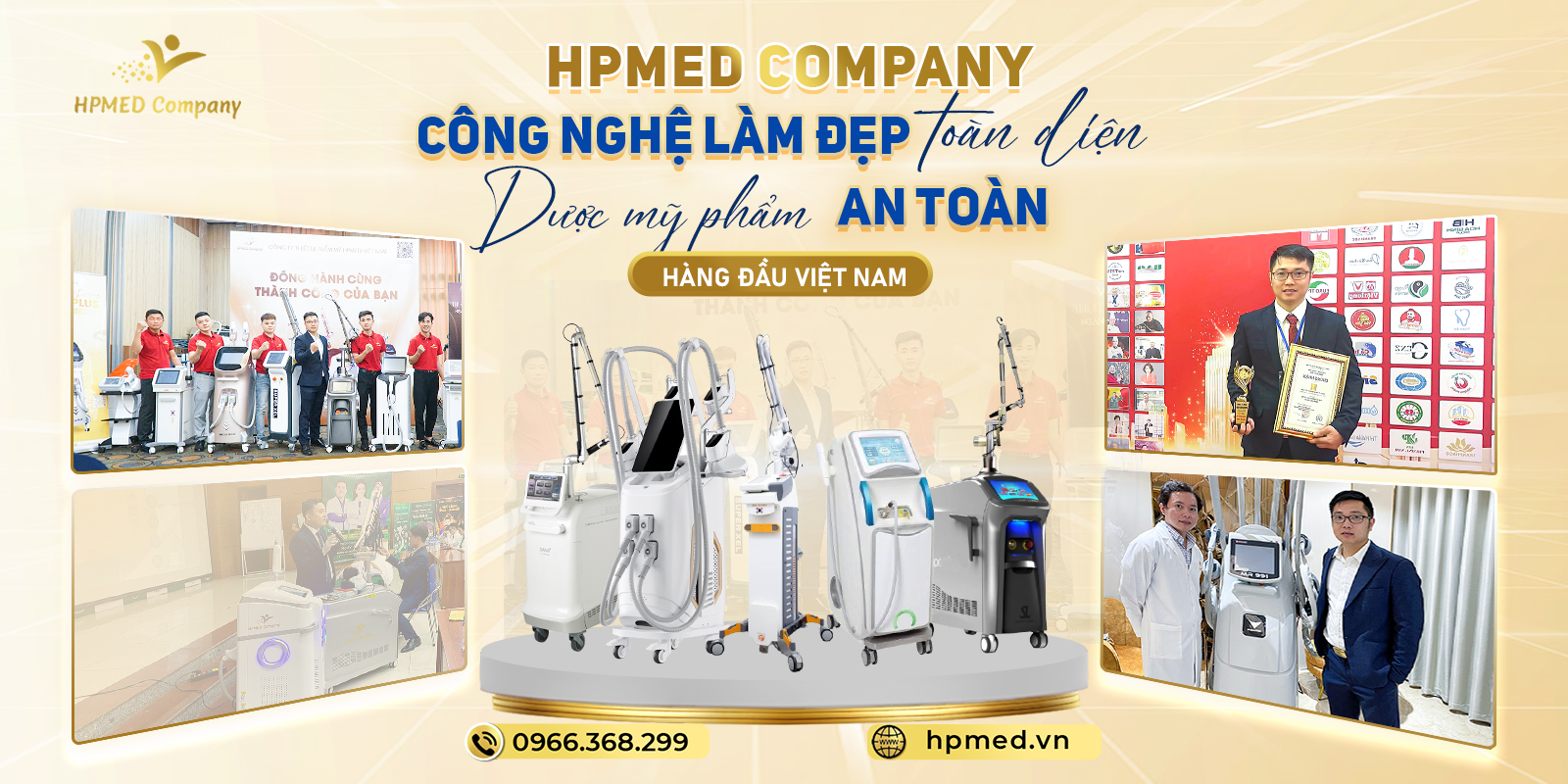 HPMED - Cung cấp giải pháp làm đẹp toàn diện hàng đầu Việt Nam