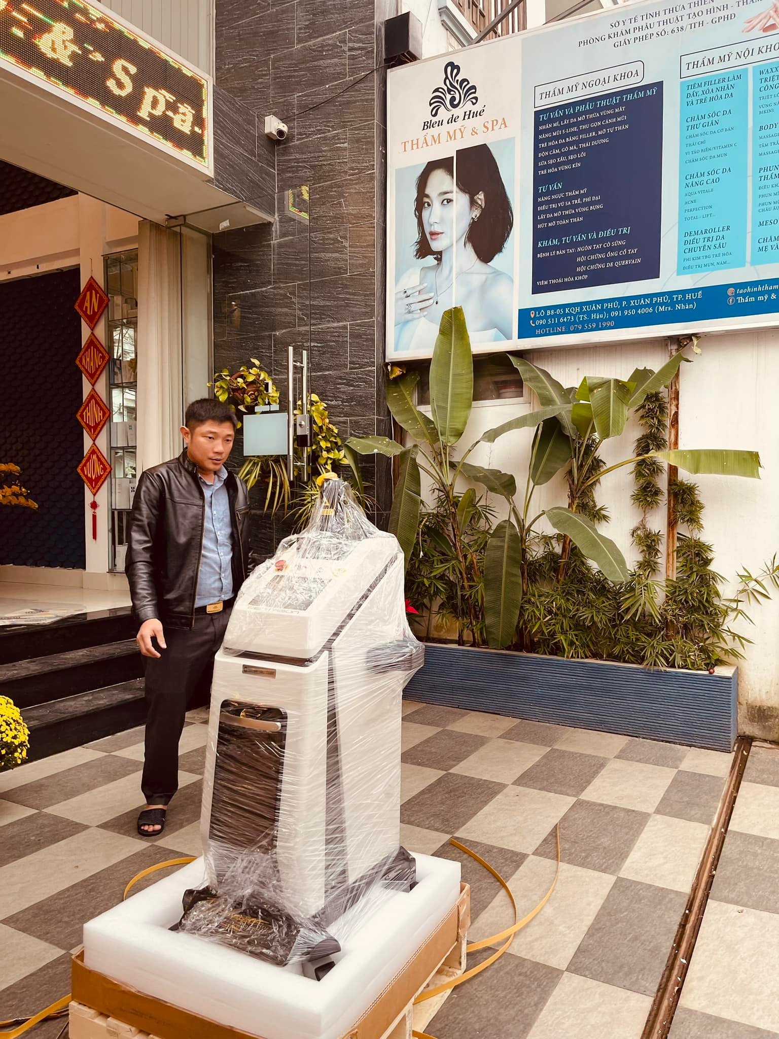 Chuyển giao may laser co2 fractional pentagon cho Phòng Khám Bleu De Huế - 05