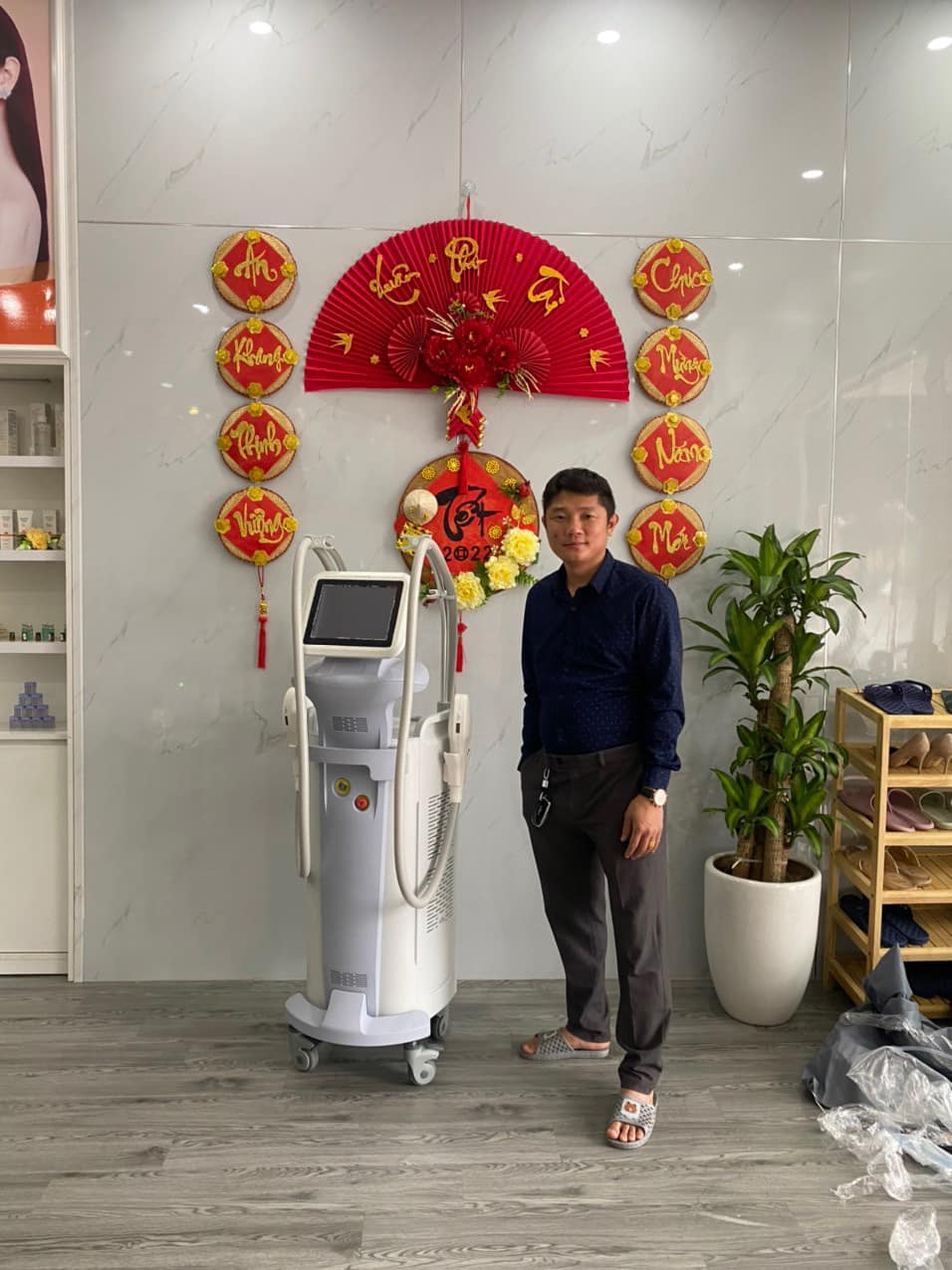 Chuyển giao máy triệt lông ipl bắc kinh cho Mai Phương Spa - 03