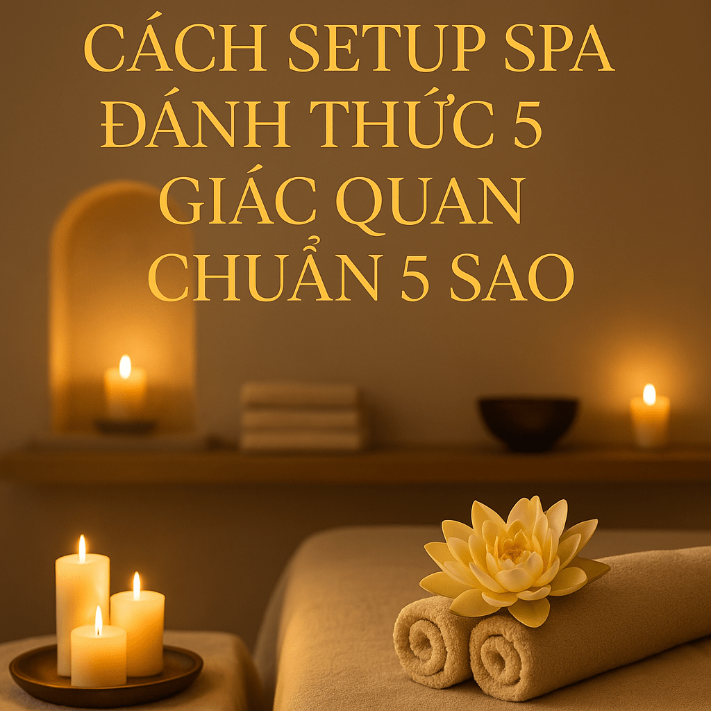 CÁCH SETUP SPA ĐÁNH THỨC 5 GIÁC QUAN 🌿 CHUẨN 5 SAO