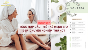 Menu Spa – Tổng hợp các thiết kế menu spa đẹp, chuyên nghiệp, thu hút