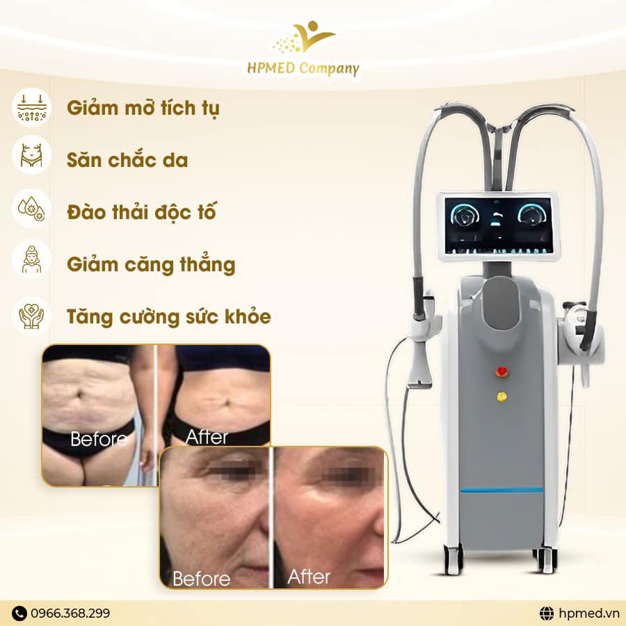 Máy Giảm Béo MED 360MAX – Công Nghệ 5in1 Velashape Định Hình Cơ Thể Toàn Diện