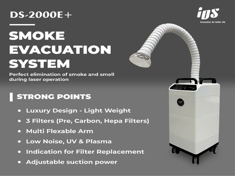 Máy Hút Khói Laser CO2 DS 2000E IDS Hàn Quốc 2 May Hut Khoi DS 2000E IDS 02 1