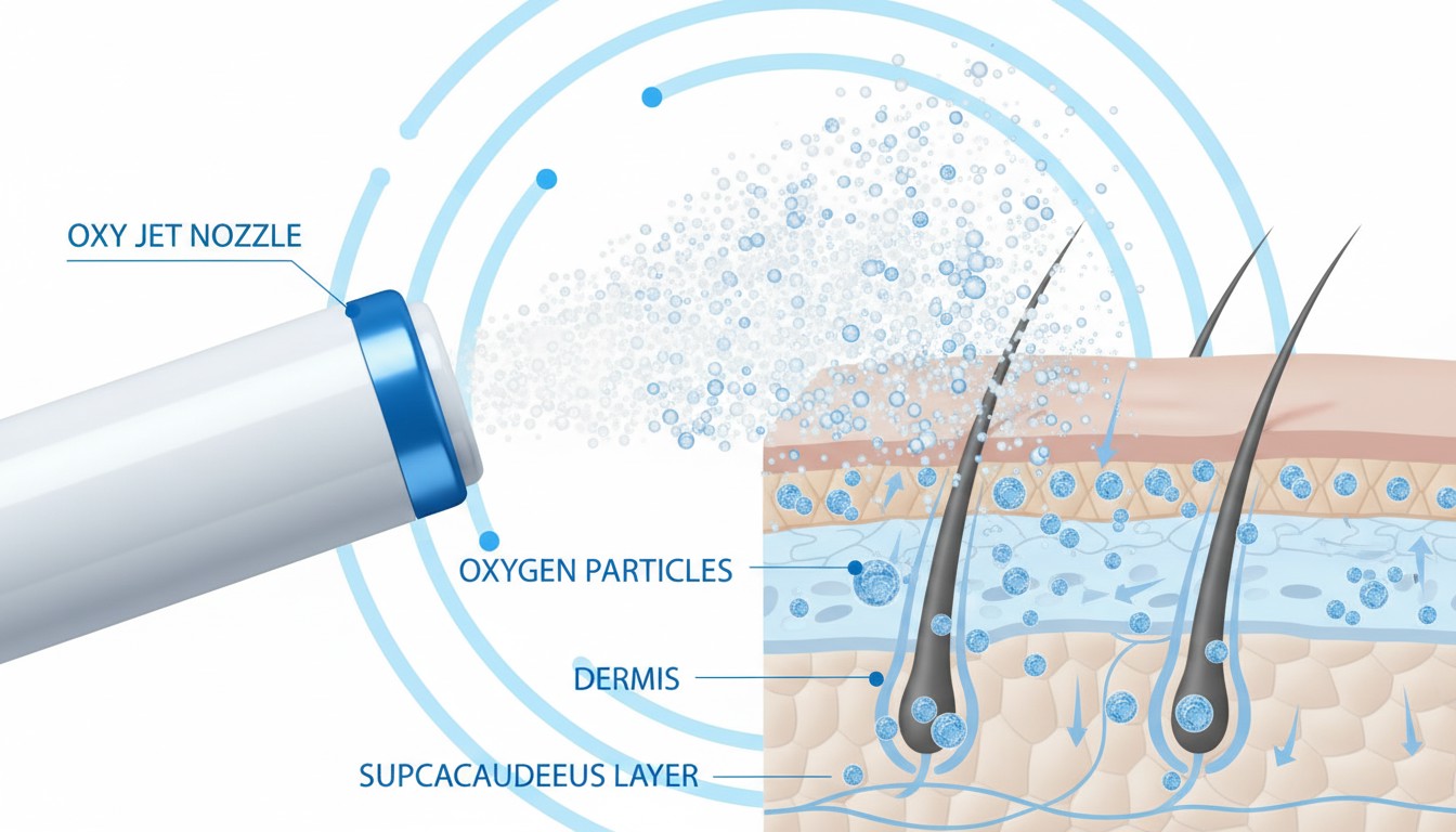 Máy oxy jet là gì và nguyên lý hoạt động trong thẩm mỹ