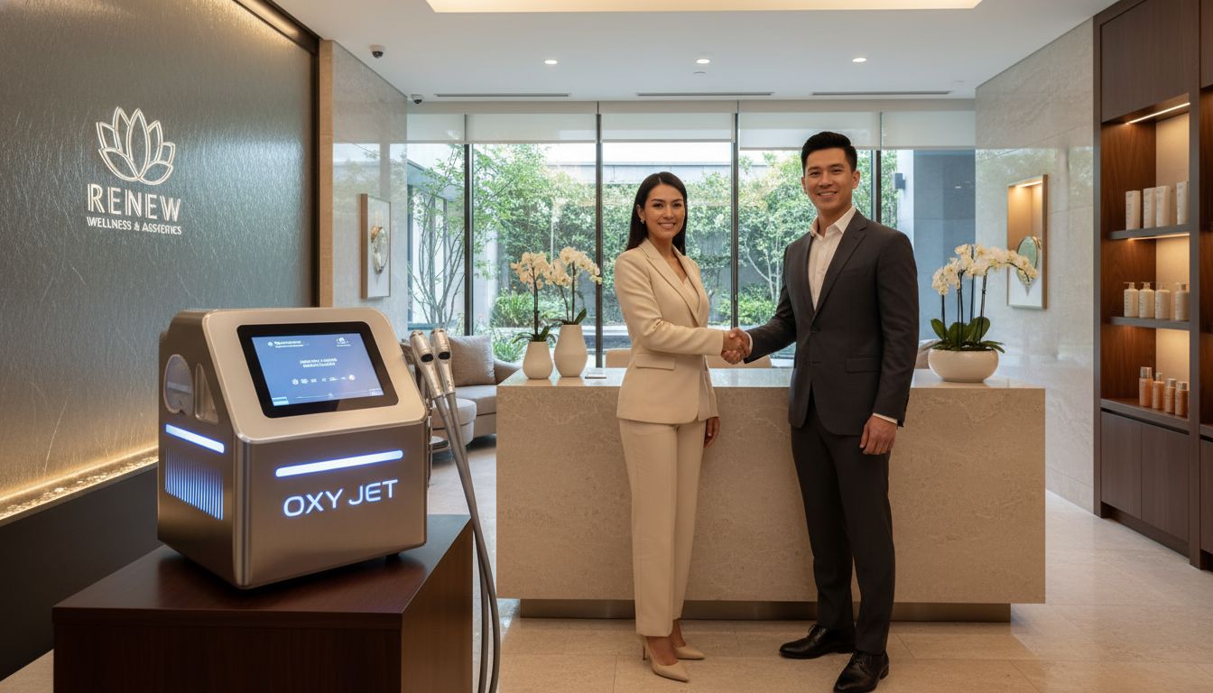 Ưu điểm khi đầu tư máy oxy jet cho cơ sở spa và thẩm mỹ viện