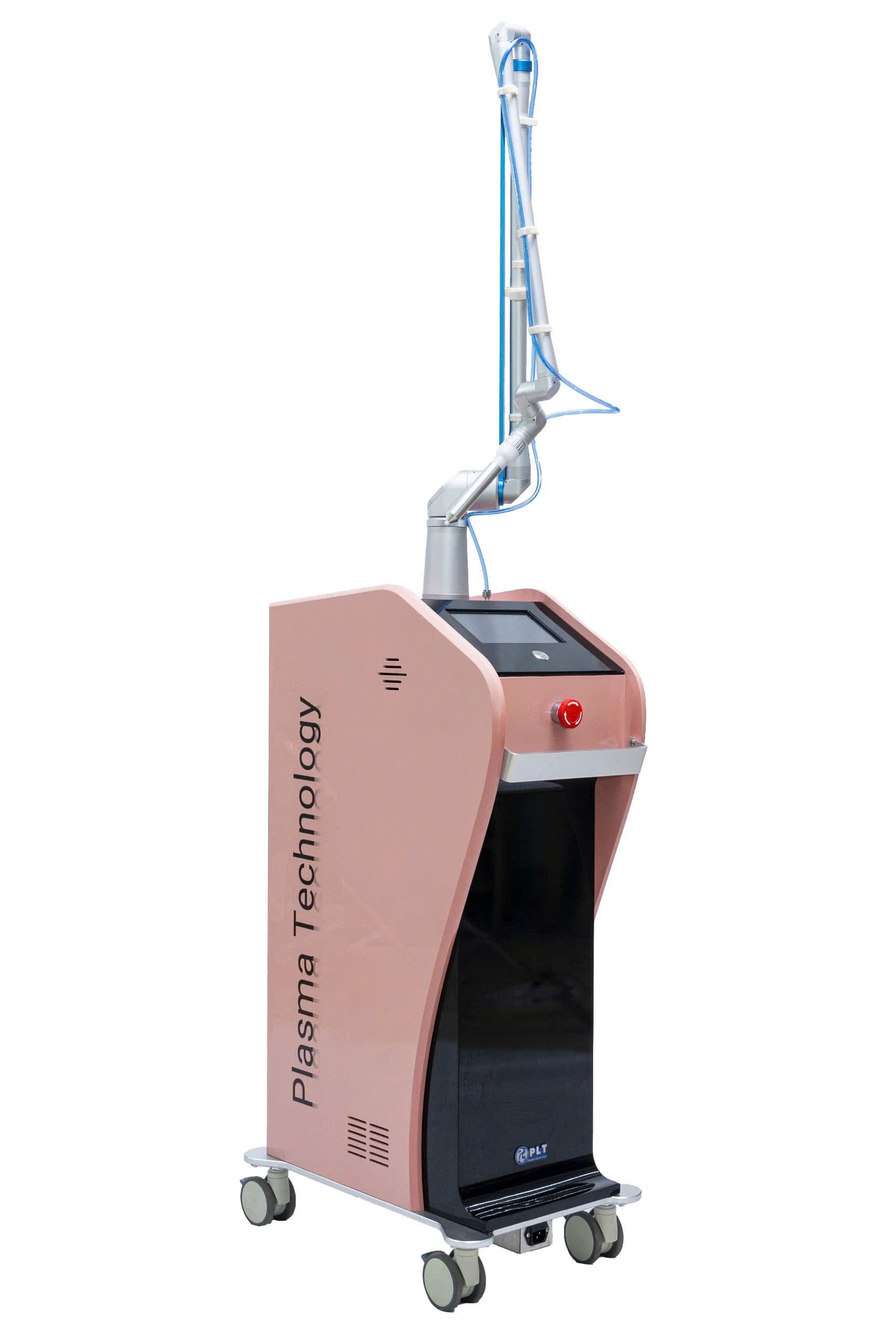 Máy plasma lạnh rosy màu hồng có tay cầm điều trị và màn hình điều khiển cảm ứng