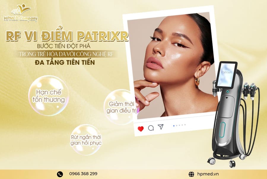 Máy RF vi điểm PatrixR ✨ Công nghệ RF đa tầng 3 độ sâu