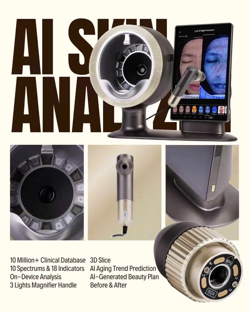 Máy Phân Tích Da M17 AI Skin Analyzer