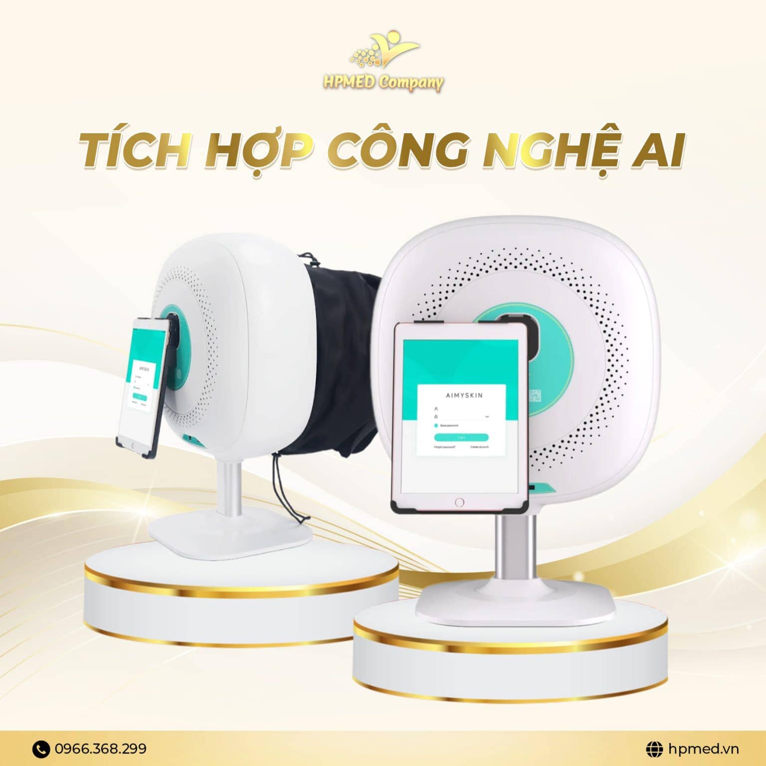 Máy Soi Da Ammy Skin Detector Kết Nối Ipad
