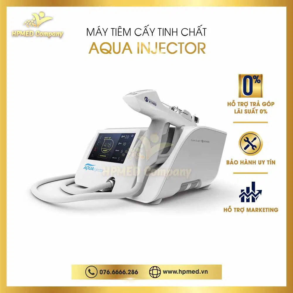 Máy Tiêm Cấy Meso Tinh Dưỡng Chất Aqua Injector Cao Cấp Hàn Quốc