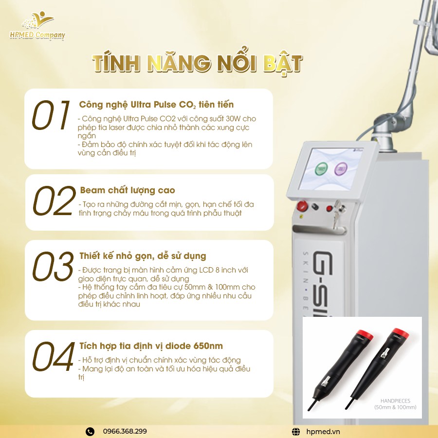 Máy Laser CO2 G Slim Hàn Quốc ⭐ Ultra Pulse 30W – Laser Phẫu Thuật &amp; Da Liễu Chính Xác Cao