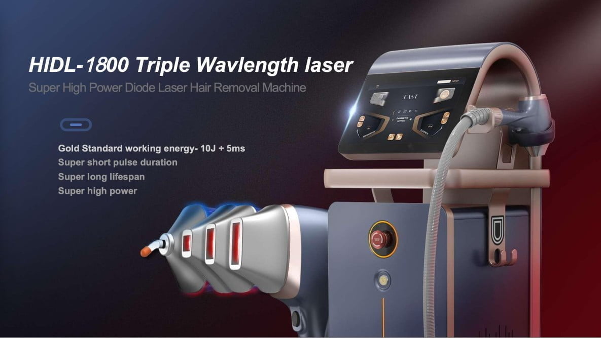 Máy Triệt Lông Diode Laser 1800 HIDL