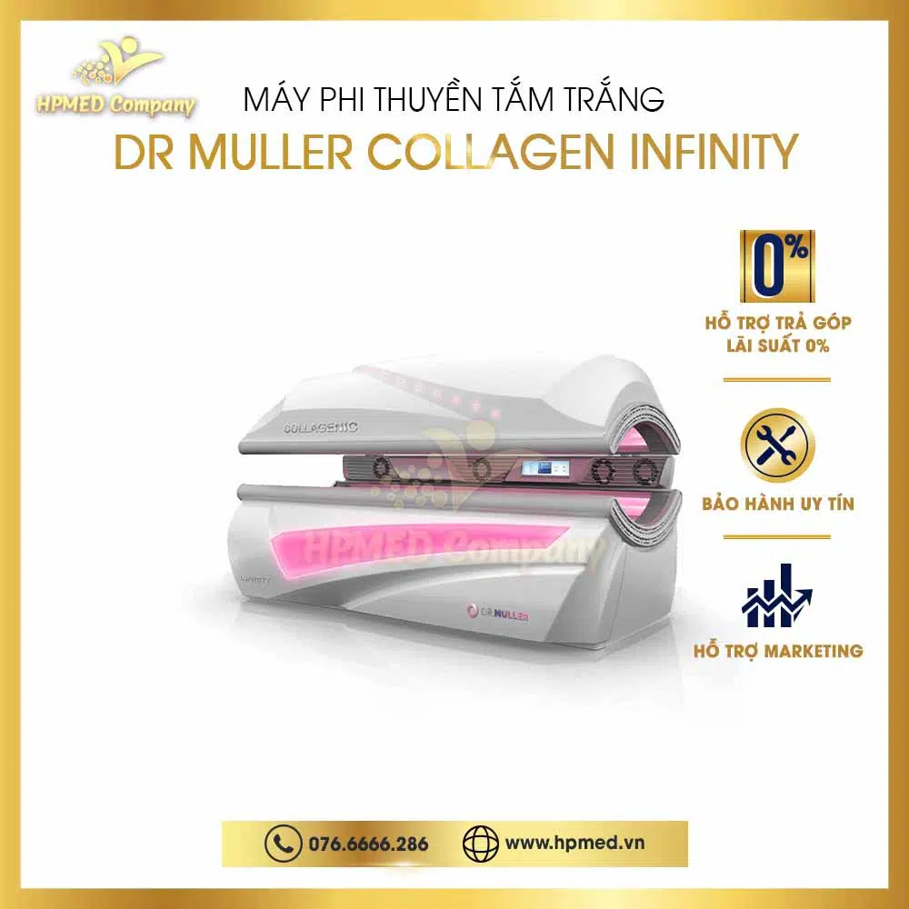Máy Phi Thuyền Tắm Trắng Dr Muller INFINITY Cao Cấp 1 Phi Thuyền Tắm Trắng Dr Muller Collagen INFINITY