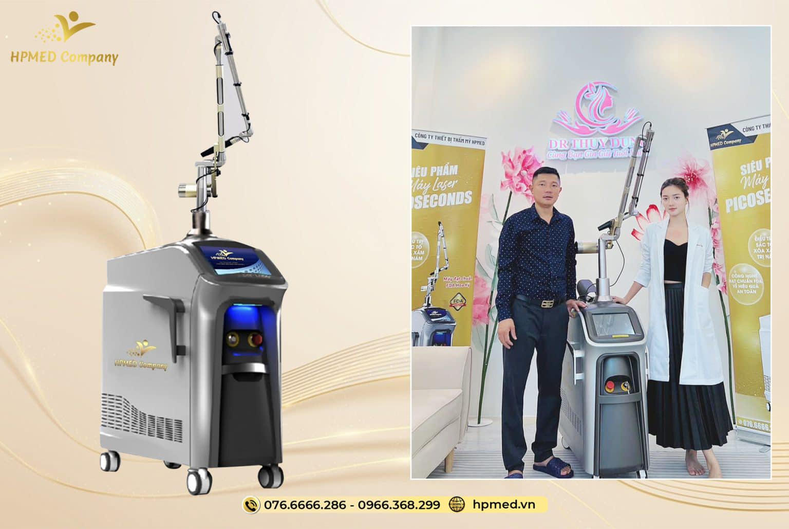 Chuyển giao máy laser picoseconds cho phòng khám dr thùy dung - 01