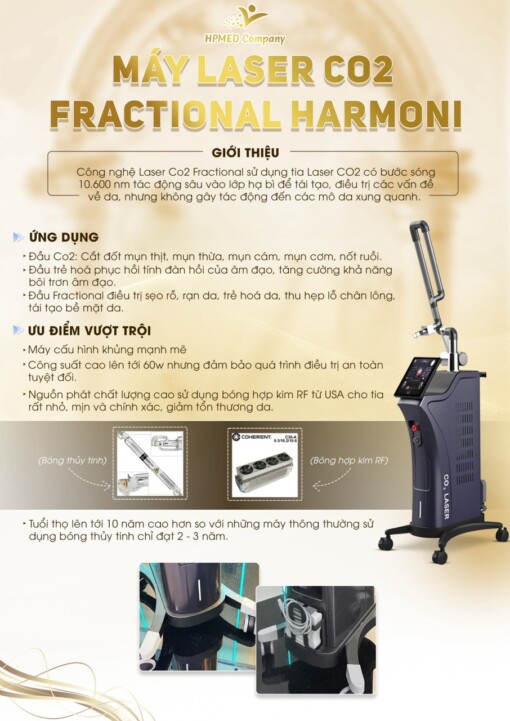 Sửa Máy Laser CO2 Fractional Harmoni Hiệu Quả Nhất Cùng HPmed 3 Máy Laser Co2 Fractional Harmoni - 04
