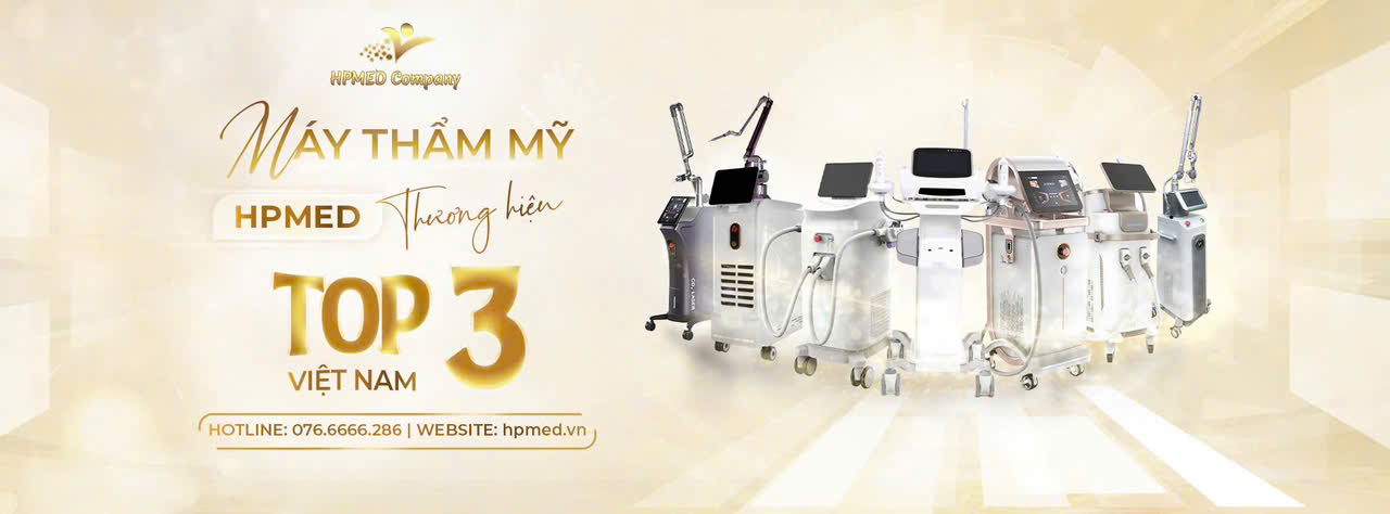 Máy thẩm mỹ công nghệ cao HPMED trưng bày nhiều dòng thiết bị làm đẹp chuyên nghiệp