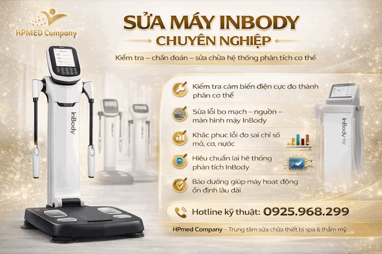 Dịch vụ sửa chữa bảo dưỡng máy đo phân tích cơ thể InBody chuyên nghiệp của HPMed Company